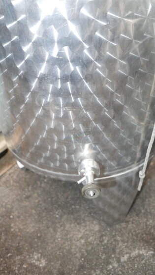 280 Liter Immervolltank SPEIDEL stehend, rund aus V2A