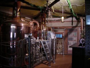 3-Geräte Sudhausanlage 10 hl Edelstahl/Kupfer