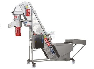 Wasch-/und Mahlanlage mit Schrägaufzug SA 200 mit Rätzmühle, neu