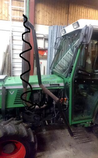 Abgasrohr Fendt 280 270 260 250