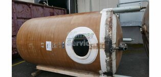 5.500 Liter GFK Lagertank rund stehend