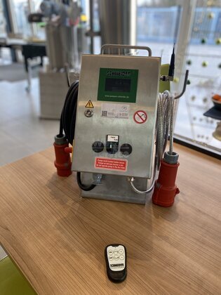 Ozongenerator, Durchflusszähler und Frequenzumrichter