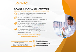 Sales Manager (m/w/d) im Bereich Filtration 