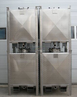 Edelstahltanks 1000 Liter aus V2A 