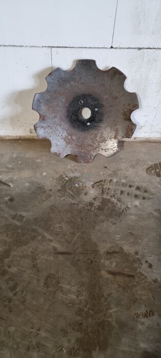 Rust Scheibe rechts Durchmesser 50 cm