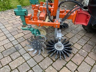 Rollhacke und Fingerhacke Kombi mit Rahmen