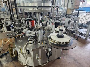 Etikettier Maschine 3 Stationen SK Gebraucht 