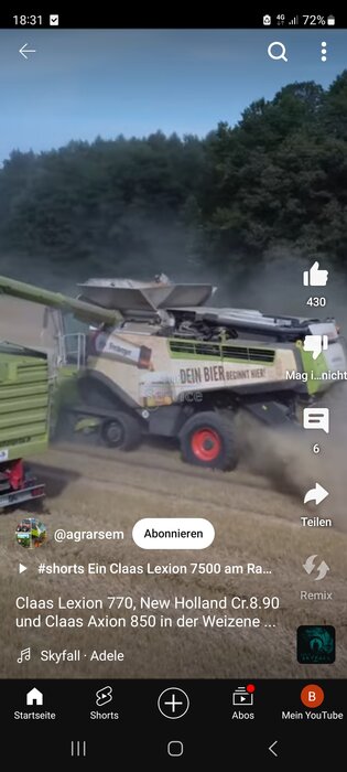 Mähdrescher 