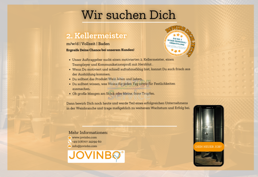 Bild 1 2. Kellermeister (m/w/d)