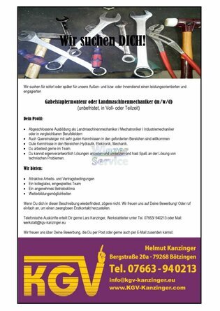 Wir suchen Mechaniker