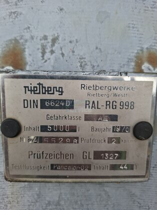 Dieselfass , Lagerfass für Kraftstoff oder Altöl
