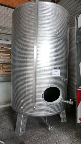 5.000 Liter Lagertank  Stehend aus V2A Baujahr: 1984