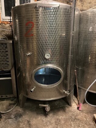 1 Stück Edelstahltank Fabr. Jaclic 2000 L
