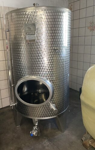 1000l Edelstahltank VA Tank Weintank 