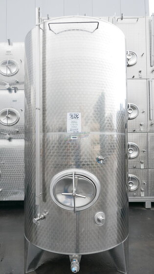 4.000 LITER LAGERTANK, WEINTANK, RUND, STEHEND AUS V2A