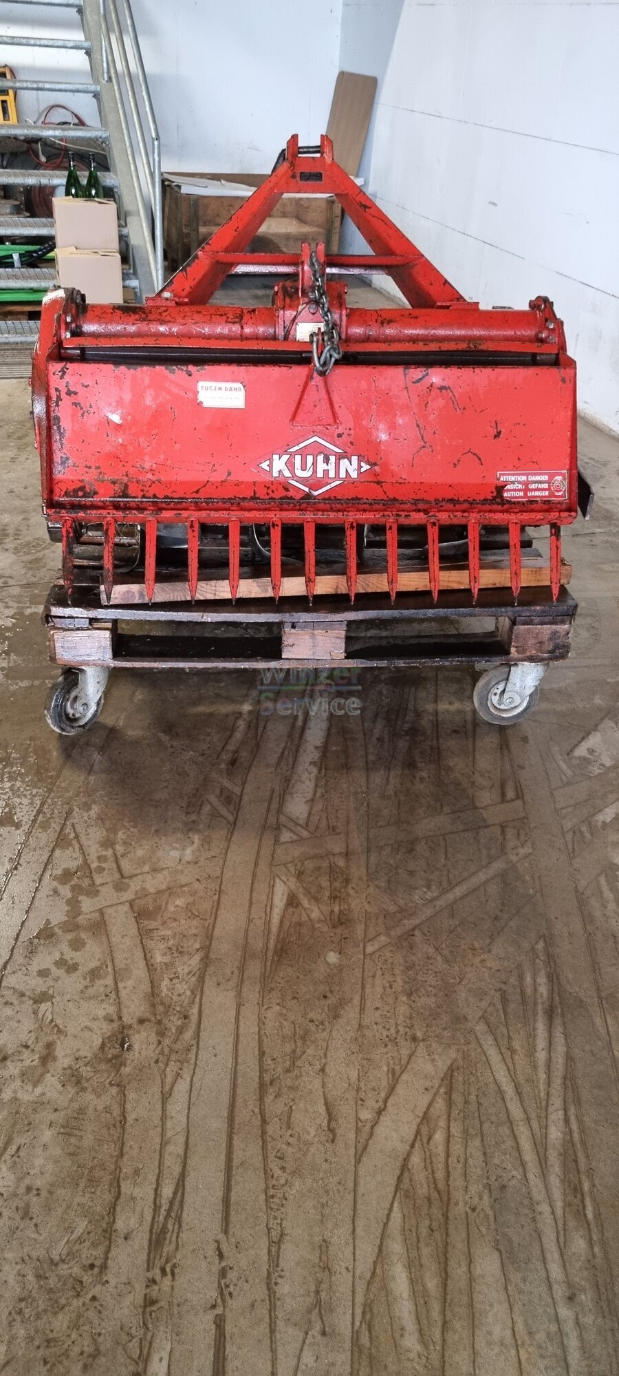 Bild 1 Kuhn Fräse 1,20m Arbeitsbreite