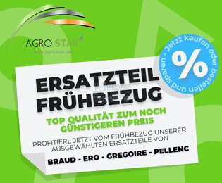 +++ FRÜHBEZUGSPREISE +++ ERO +++ BRAUD +++ PELLENC +++ GREGOIRE